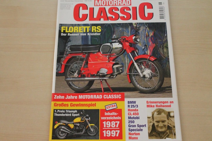 Deckblatt Motorrad Classic (06/1997)